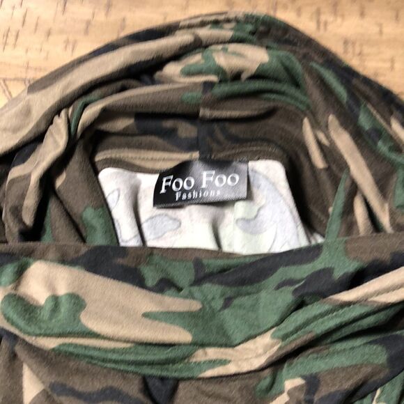 Camo Loungewear Hi Lo Poncho with Cowl Neck Comfort. Relax and disappear 🫥 - Picture 16 of 17